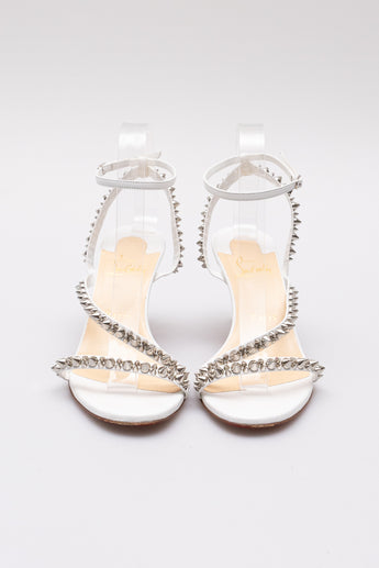 Christian Louboutin So Me Strappy Sandals White