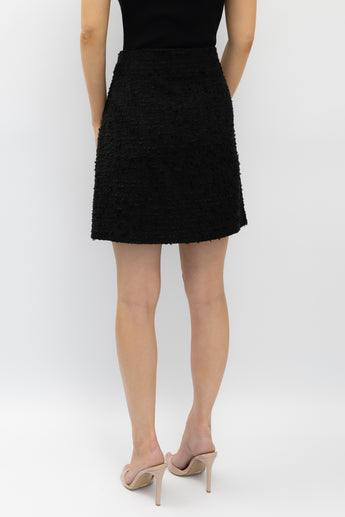 Scanlan Theodore Tweed Skirt Black