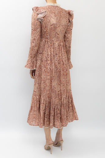 Zimmermann Wonderland Frilled Midi