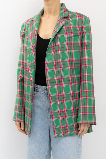 Scanlan Theodore Plaid Belted Jacket