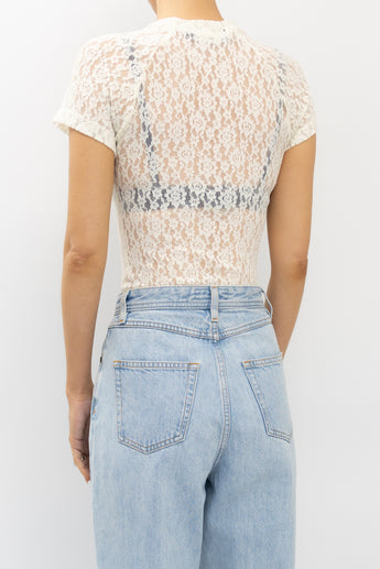 EB Denim Lace Baby Tee