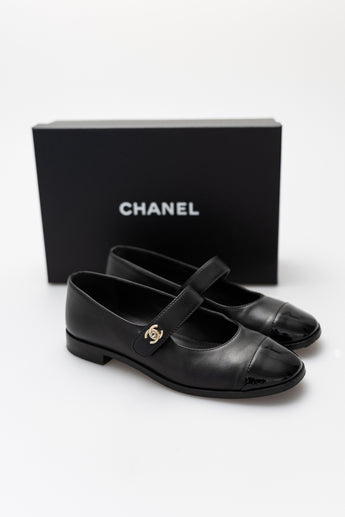 Chanel Mary Jane CC Flats 2024