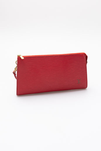 Louis Vuitton Pochette Accessoires Epi Red