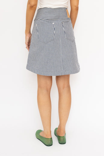JW Anderson Stripe Denim Mini Skirt