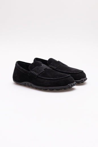 Hermes Lazy Loafer Black