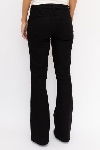 L'Agence Cara Bootcut Jeans Black