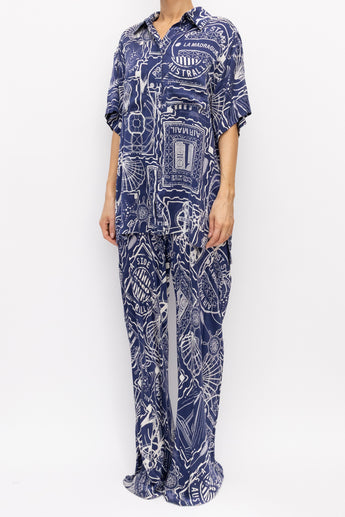 Shona Joy Blue Mer Silk Set