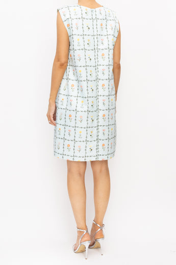 Palm Noosa Elle Mini Dress Calypso Tile Print