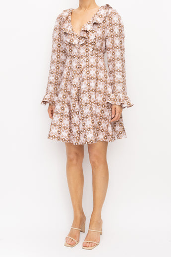 Zimmermann Daisy Mini Dress Floral