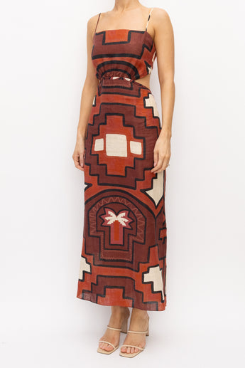 Johanna Ortiz Espejismo Selvatico Ankle Dress