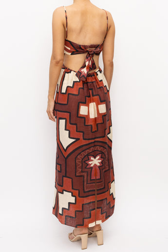 Johanna Ortiz Espejismo Selvatico Ankle Dress