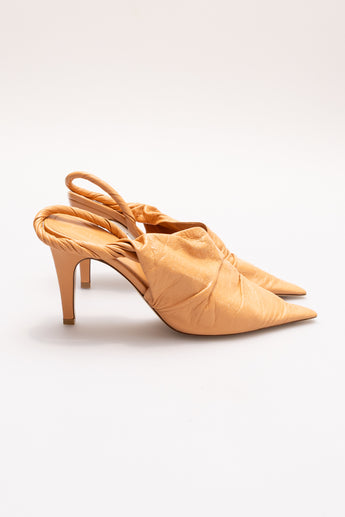 Bottega Veneta Point 90mm Slingback Clay