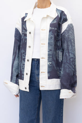 Jean Paul Gaultier Tattoo Denim Jacket