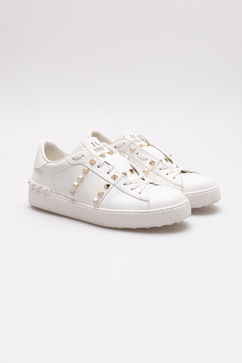 Valentino Rockstud Untitled Sneaker White