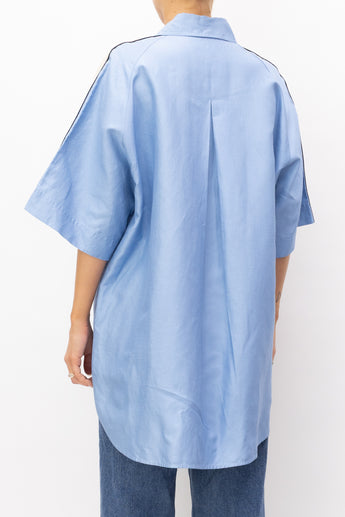 Lee Mathews Oversized Shirt Blue