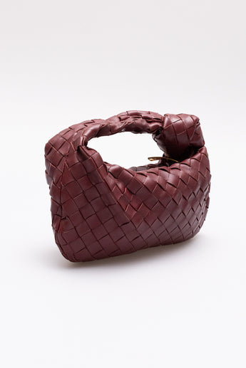 Bottega Veneta Mini Jodie Bag Burgundy