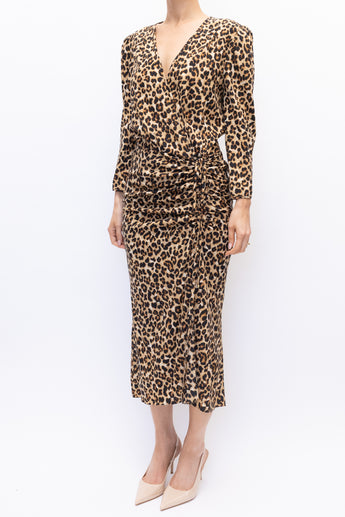Veronica Beard Arielle Leopard Dress