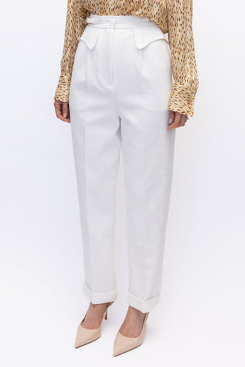 Acler Carlton Pants White