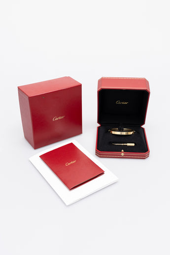 Cartier Love Bracelet Classic 18K Yellow Gold