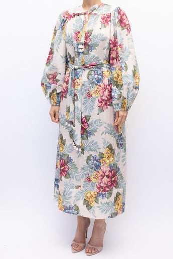 Zimmermann Hibiscus Tie Dress