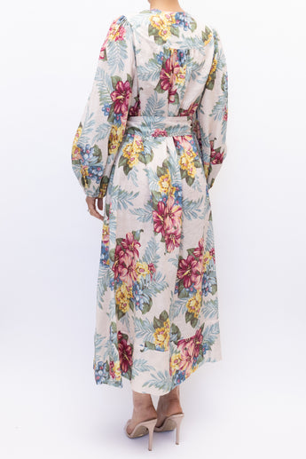 Zimmermann Hibiscus Tie Dress