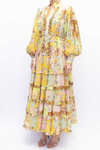 Alemais Matilde Pleat Shirt Dress
