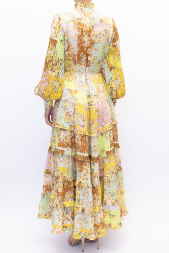 Alemais Matilde Pleat Shirt Dress