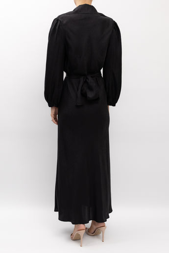 Scanlan Theodore Silk Tie-Front dress