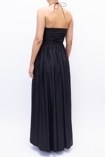 Matteau Bandeau Ruched Sundress Black