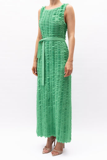 Scanlan Theodore Scallop Stitch Knit Dress