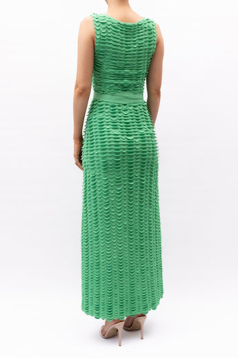 Scanlan Theodore Scallop Stitch Knit Dress