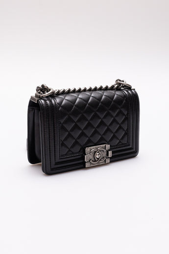 Chanel Small Boy Bag Black