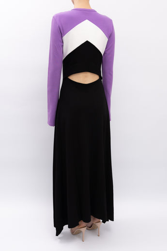 Bassike Panelled Viscose Jersey Dress