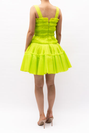 Aje Jacinto Pleated Mini Dress