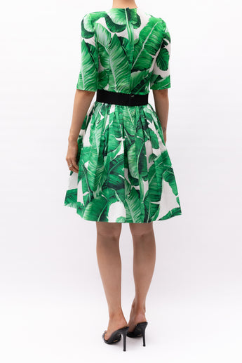 Dolce & Gabbana Banana Leaf Print Set