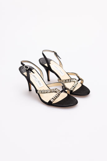 Jimmy Choo Vintage Amora Heels Satin