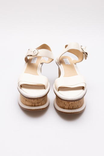 Gabriela Hearst Bradley Platform Heels Cream