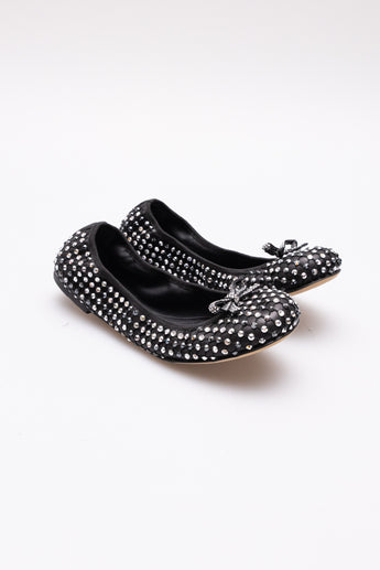 Rene Caovilla Crystal Embellished Ballet Flats