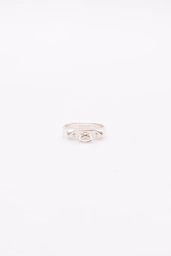 Hermes Collier De Chien Ring Silver