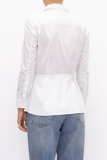 Burberry Peplum Cotton Shirt