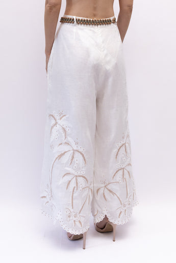 Zimmermann Lyre Embroidered Pant