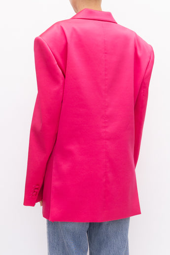 Magda Butrym Double-Breasted Blazer Pink