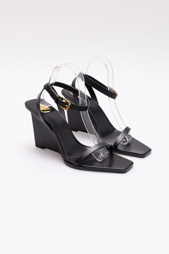 Saint Laurent Nicla 90 Spontini Wedge Sandal