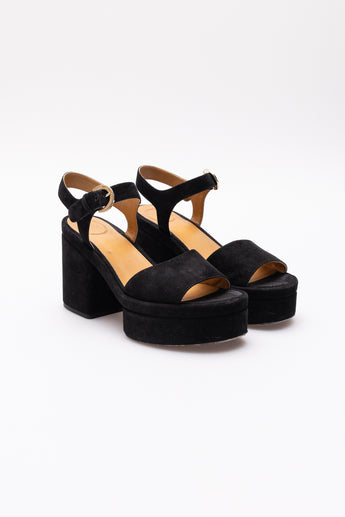 Chloe Odina Platform Sandals Black