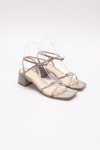 Gianvito Rossi Amaris Mosaico Heel Grey