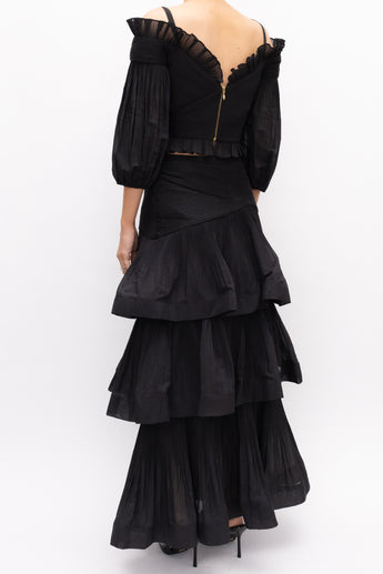 Zimmermann Pleated Set Black