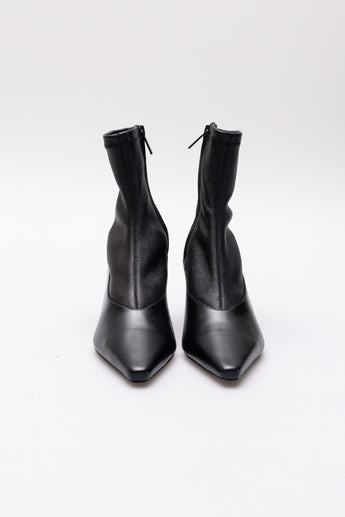 St Agni Sock Ankle Boot Black