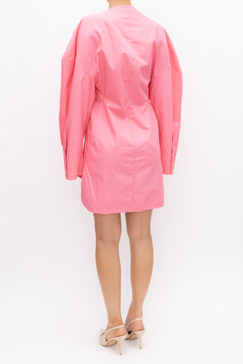 The Attico Lala Mini Dress Pink