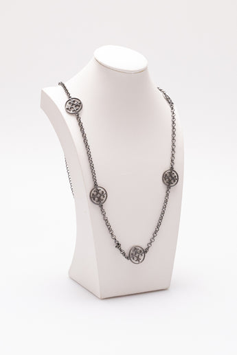 Tory Burch Logo Chain Necklace