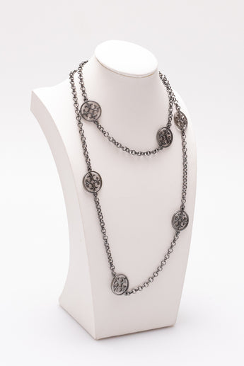 Tory Burch Logo Chain Necklace